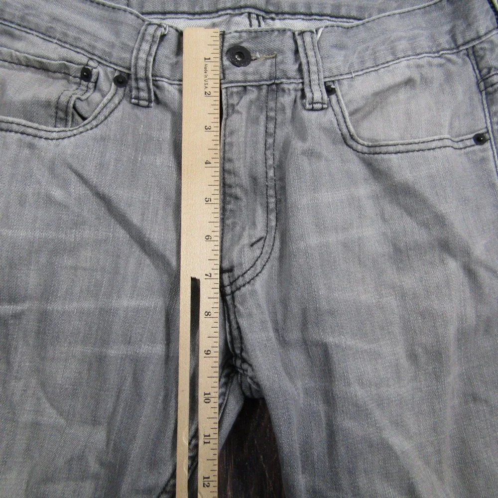 Levi's 511 Slim Fit Jeans Mens 32x29 Gray Denim Pants Classic Casual II69-11